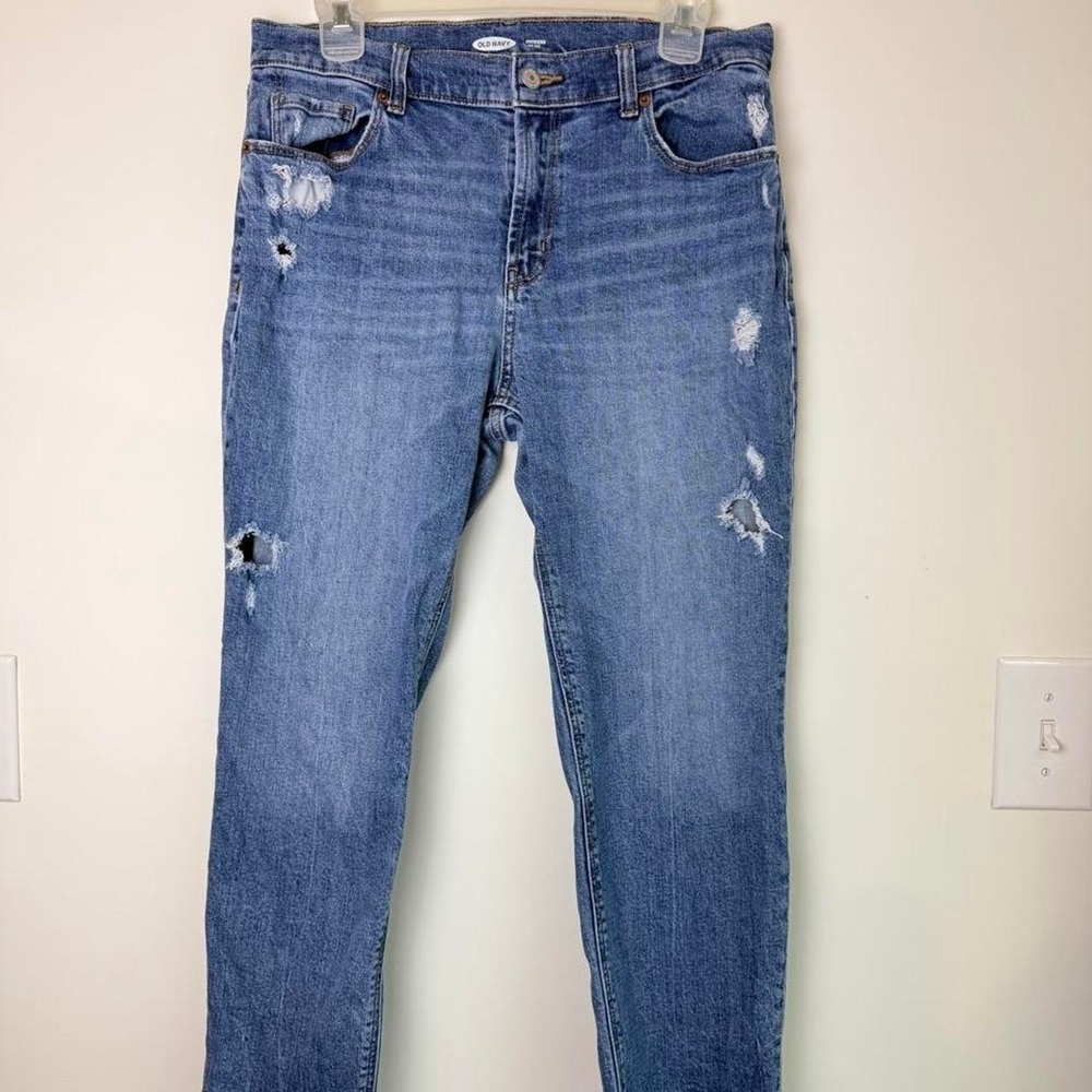 Old Navy size 8 Outfriend Mid Rise Distressed Jeans